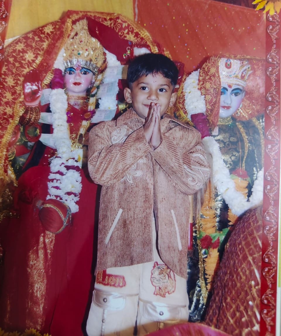 Me at my fifth year Jagran 28-01-09