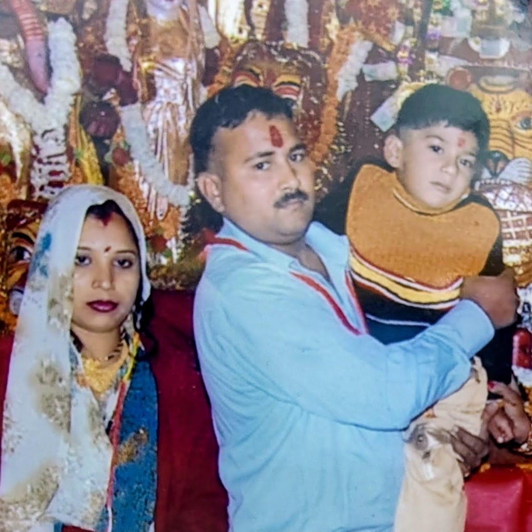 Me, Mummy ji and Papa ji